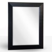 Avery 31.5-in x 37.5-in Plastic Black Vanity Mirror