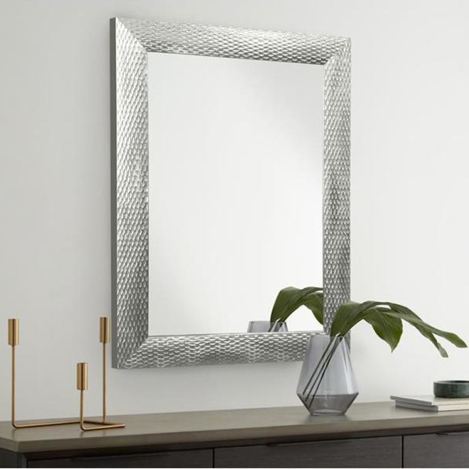 Miroir de salle de bain Sora 30,7 po x 42,5 po chrome