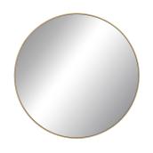 Emerson 27.56-in x 1.2-in Round Dark Gold Metal Mirror