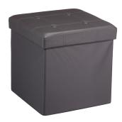 Pouf de rangement capitonné et pliable de 15