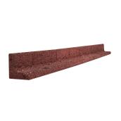 L-Shape Lawn Edging - 4" - Rubber - Red