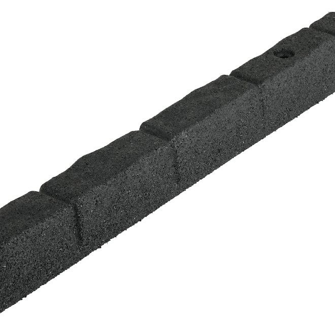 GroundSmard SmartLoc 4-ft L Black Rubber Landscape Edging