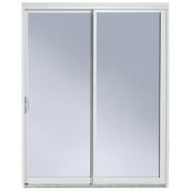 Eco Sliding Nuance Patio Door - White - Right Opening - 5-ft x 82-in x 7 1/4-in