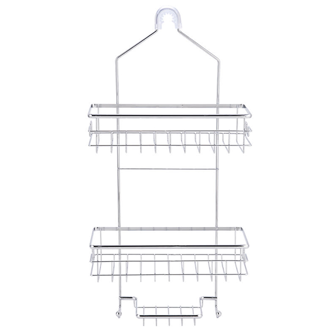 VALU+ 2-Layer White Iron Shower Caddy
