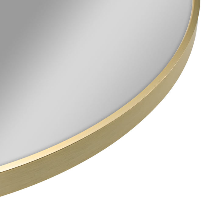 VALU+ 27.5 x 27.5-in Gold Illuminated LED Round Mirror