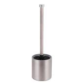 Brosse pour toilette sur socle VALU+ en acier inoxydable, argent