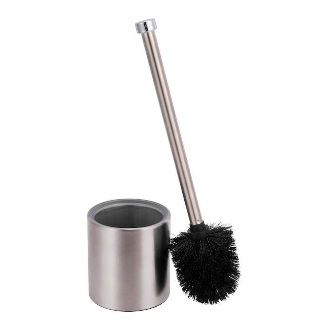 VALU+ Stainless Steel Toilet Brush and Holder - Silver