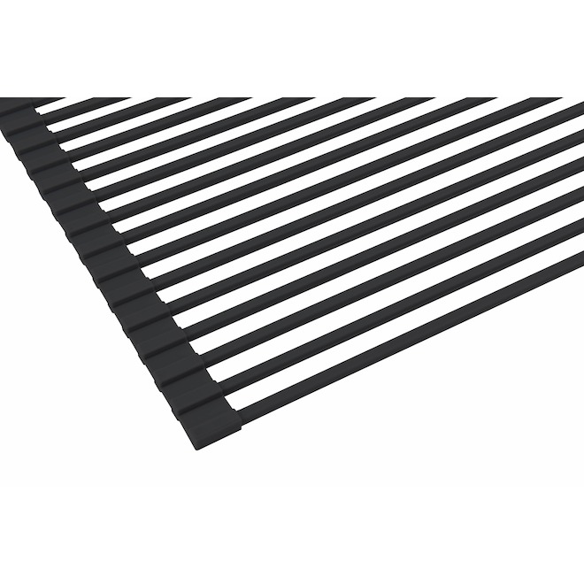 VALU+ Over-the-Sink Drying Rack in Silicone and Iron - Black