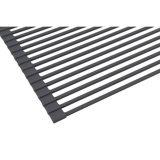 VALU+ Over-the-Sink Drying Rack in Silicone and Iron - Grey