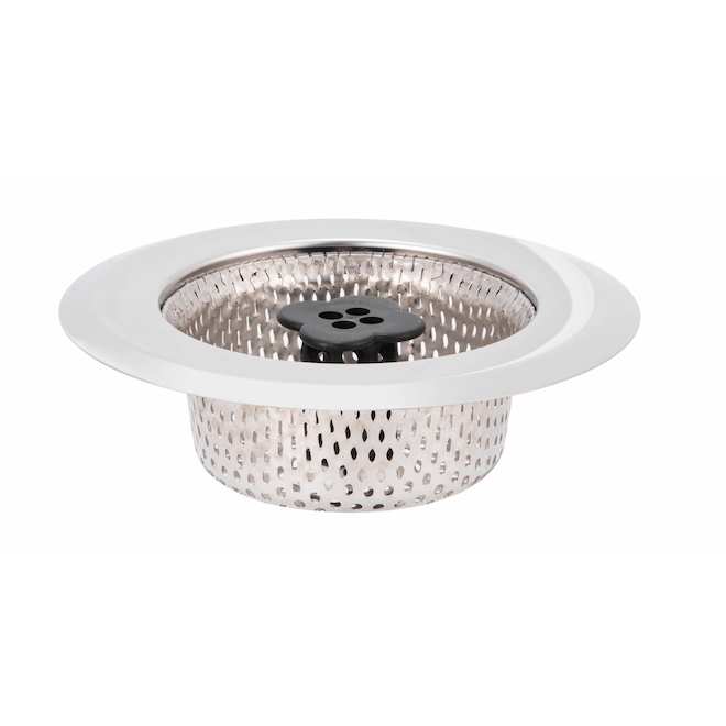 VALU+ Strainer for Sink in Stainless Steel - Chrome