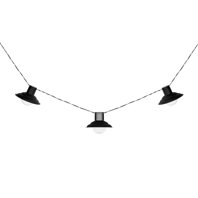 Landon & Co. Solar String Lights 12-ft w/ 10 DEL Lights - Warm White