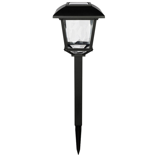 Landon & Co. Pathway Light 17-in  Solar LED Pathway Light w/ Stake - Black