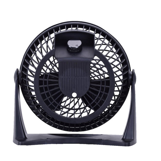 Ventilateur de table VALU+ à circulation d'air 8 po 436 pi³/min, noir