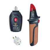 Détecteur de disjoncteur avec test GFCI