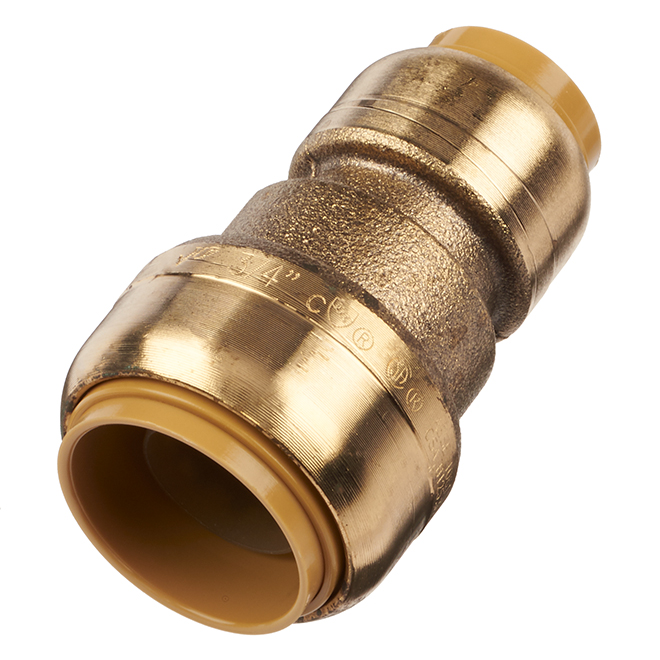 SharkBite Push Reducing Coupling - Brass - 200 psi - 1/2-in dia