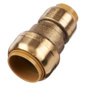 SharkBite Push Reducing Coupling - Brass - 200 psi - 1/2-in dia