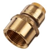 Adaptateur femelle en laiton à insertion, 1/2" x 3/4"