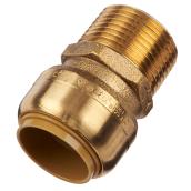 SharkBite Push Male Adapter - Brass- 200 Psi - 3/4-in dia x 3/4-in dia