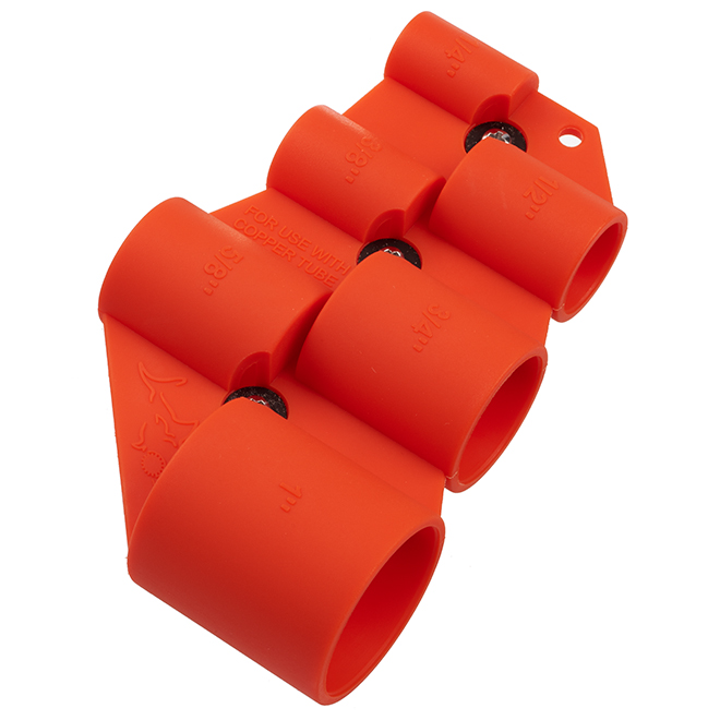 Outil d'ébavurage tout-en-un SharkBite, plastique, orange, pour les tuyaux  de 1/4 po à 1 po U702CA