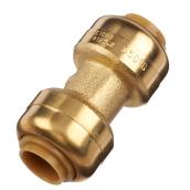 Sharkbite Push Coupling - Brass - 200 Psi - 1/4-in dia x 1/4-in dia