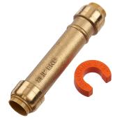 Sharkbite Push Slip Coupling - Brass - 200 Psi - 1/2-in dia x 1/2-in dia