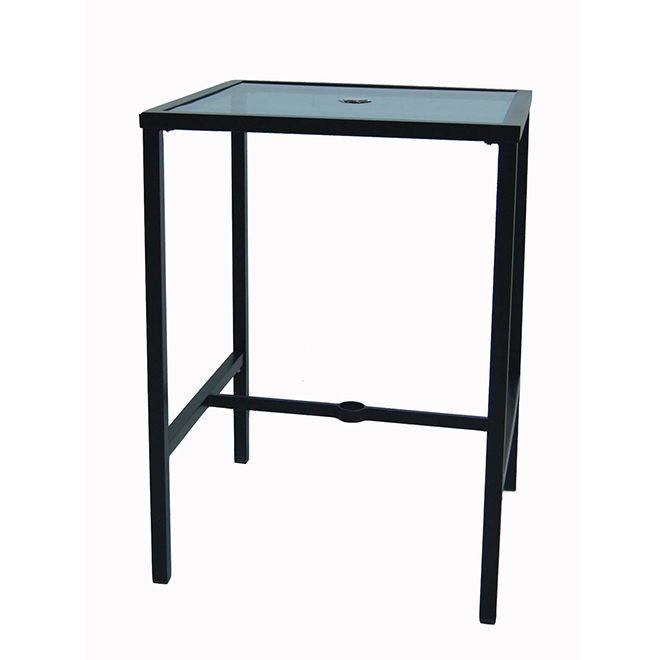 Bistro Table Kodiac Steel Glass 28 Rona Bistro Table Kodiac Steel Glass 28