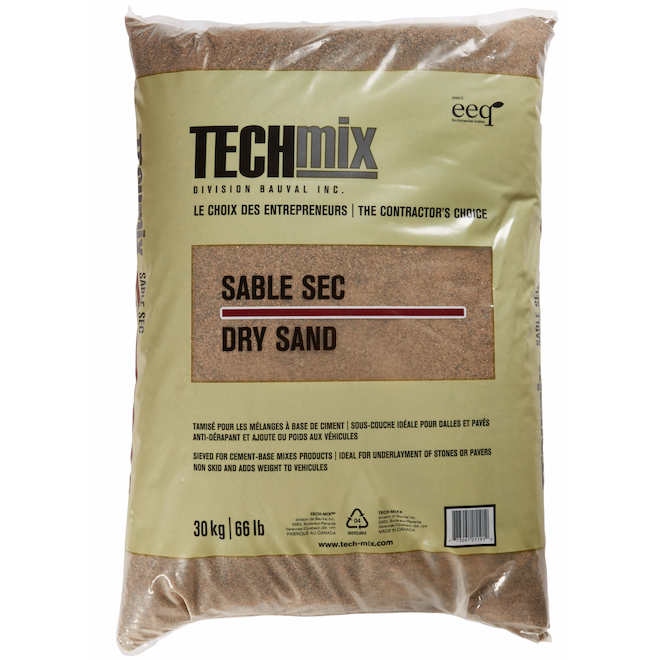 TECHmix Dry Sand Contractor's Choice in 30-kg Bag