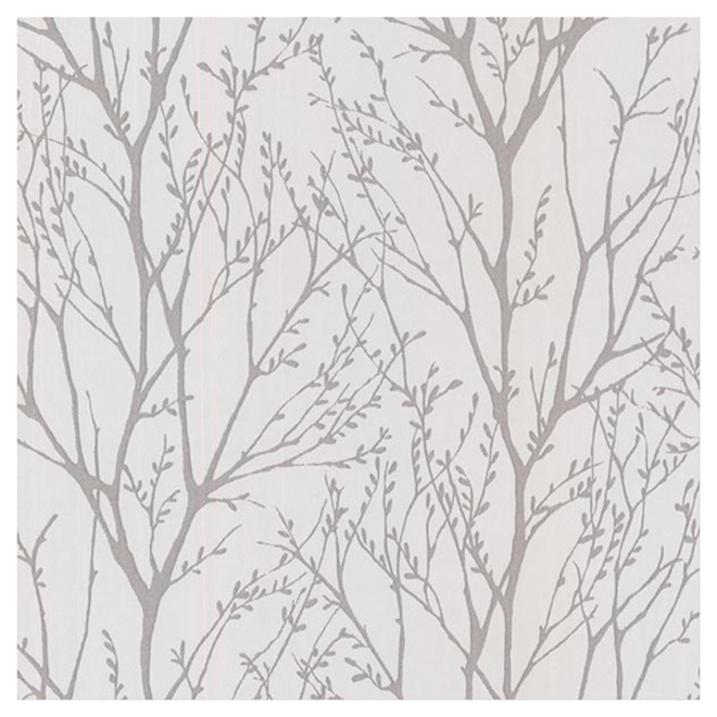 Wallpaper - Willow Forest- 20" x 33" - Grey