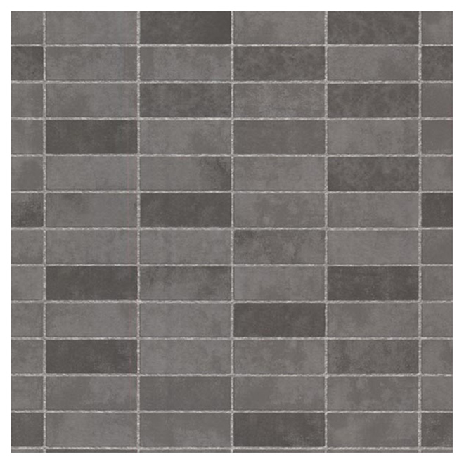 Provincial Brewster Vinyl Wallcovering Hunter Slate - Pre-Pasted ...