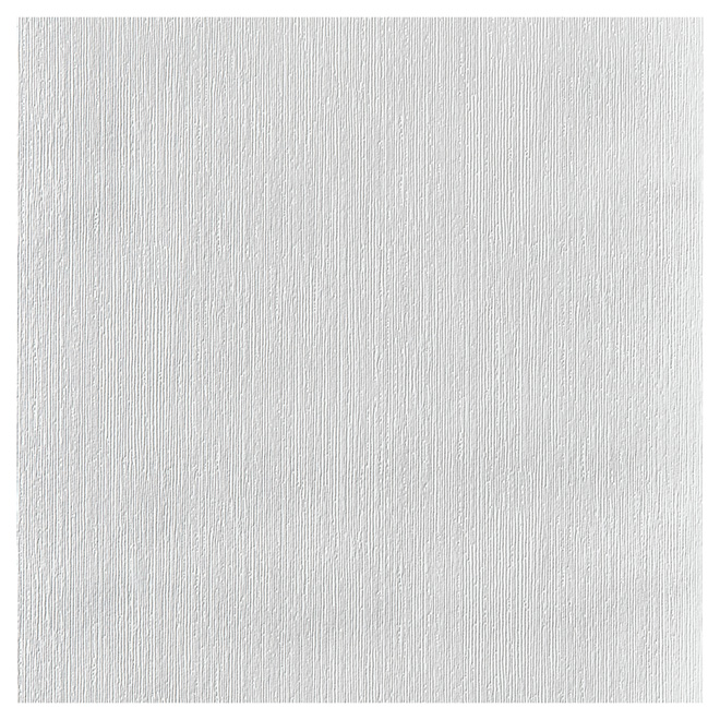 Brewster Vinyl Paintable Solution IV Ribbed Wallpaper - White - Pre ...