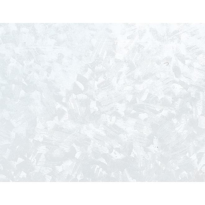 Pellicule de fenêtre Provincial en vinyle blanc givré 17,71 x 78,74 po