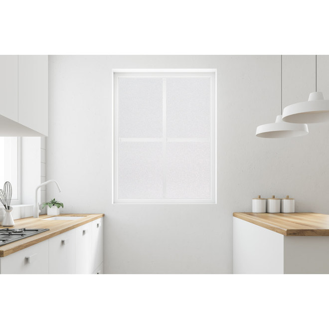 Roommates StickSHADES Window Film in Clear Vinyl  24 x 74-in