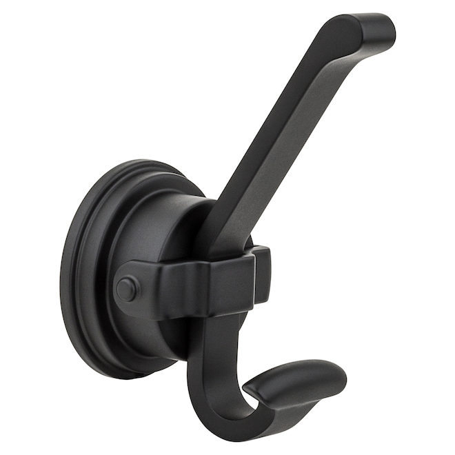 Pfister Breckenridge 2-Hook Black Robe Hook BRHBCBB