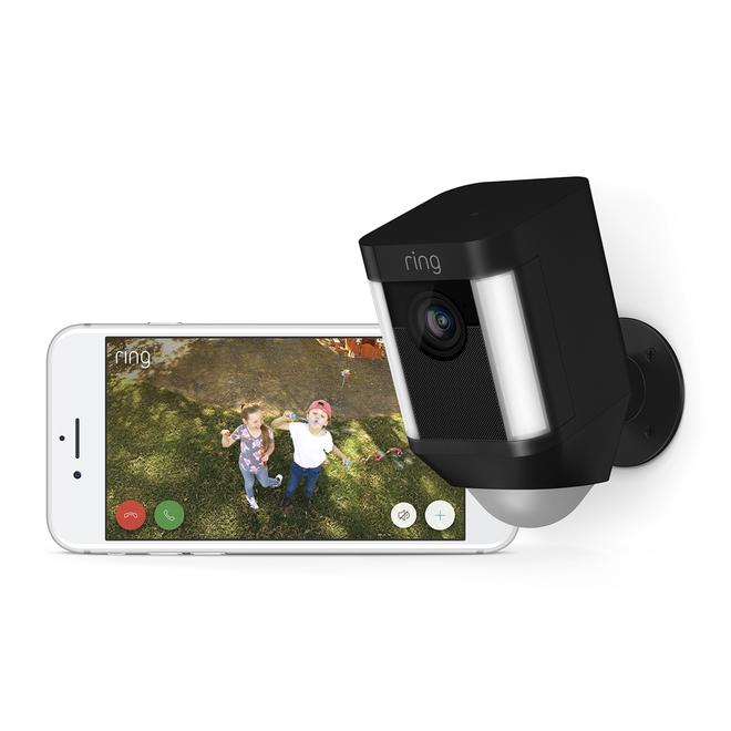 Caméra de sécurité extérieure Ring numérique sans fil avec vision nocturne  8SB1S7-BFC0