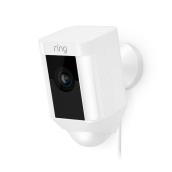 Ring Spotlight Cam Wired Indoor or outdoor (White)