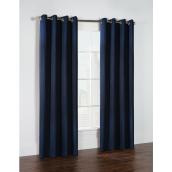 Cambridge Blackout Curtain - Polyester - 52-in x 84-in - Navy