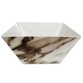 Square Marble Melamine Serving Bowl - 10 1/2