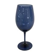 Allen + Roth - Garden Party Wine Glass - 9" - Plastic - Blue