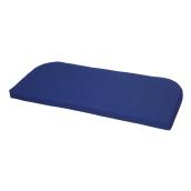 Style Selections Outdoor Settee Cushion - 41.5-in x 18-in x 2.5-in - Navy