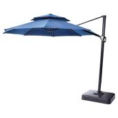 Offset Patio Umbrella - Tiltable - 11' - Blue