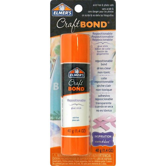 Elmer's Craft Bond All-Purpose Tacky Glue - 4 Ounce Two-Pack, Clear Drying
