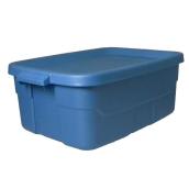 Centrex Plastics Rugged Tote 10-gal. Snap Lid Blue Stackable Storage Box
