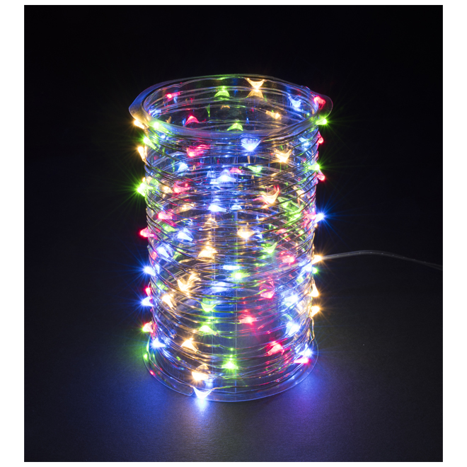 Fusion 39-ft 100 LED Multi-Colour Microdot Solar String Lights