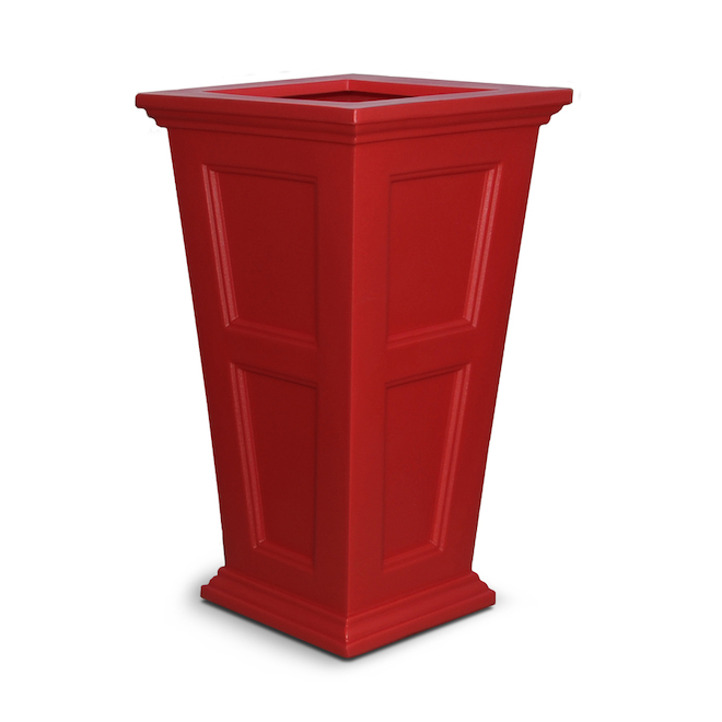 Mayne Fairfield 28-in Tall Self-Watering Planter 5829-R | RONA