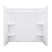 Sterling 60 x 32-in White Vikrell Alcove Bath Wall Back