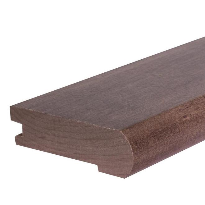 Flexco 0.5 x 78-in Pre-finished Prefinished Oak Wood Stair Nosing