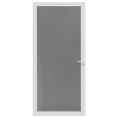 LARSON Pembrook White Aluminum Hinged Screen Door (Common: 36-in x 81-in; Actual: 35.75-in x 79.75-in)