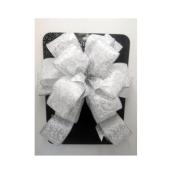 Christmas Tree Topper - Polyester - 21" - White
