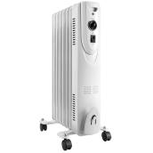 Oil-Filled Radiator - Adjustable Temperature - 1500 W - White