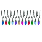 Lumières sur fil Gemmy Orchestra of Lights(MC), ampoules DEL C9, multicolores, 24/pqt